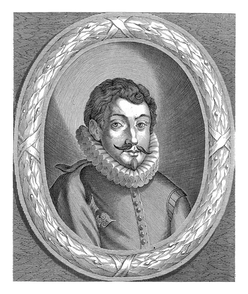 Portrait Gomez Sua Rez Figueroa Johann Friedrich Leonard 1643 1680 — Stock Photo, Image