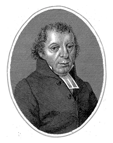Retrato Johannes Samuel Van Staveren Walraad Nieuwhoff 1815 1837 Retrato — Fotografia de Stock