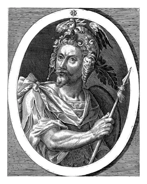 Hector Tróje Jako Jeden Devíti Hrdinů William Passe 1621 1636 — Stock fotografie