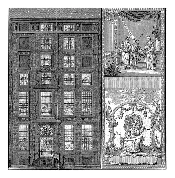 Illuminatia House Scholten Van Aschat Amsterdam 1766 Noach Van Der — Stock Photo, Image