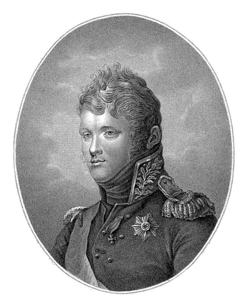 Portrait Alexander Tsar Russia William Senus Louis Saint Aubin 1801 — Stock Photo, Image