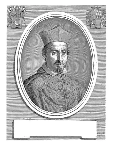 Portrait Cardinal Nicola Albergati Ludovisi Giuseppe Maria Testana 1658 1679 — Stock Photo, Image