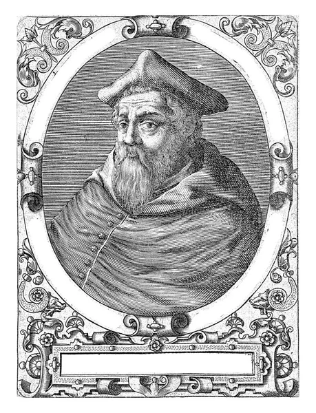 Portrait Jacopo Sadoleto Theodor Bry Jean Jacques Boissard 1597 1599 — Stock Photo, Image