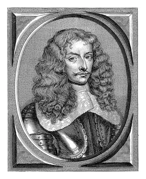 Portrait of Jean Charles de Watteville, Cornelis Meyssens, after Charles Wautier, 1650 - 1670 Portrait of Jean Charles de Watteville, Marquis of Conflans and Count of Bussoleno.