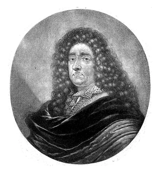 Portrait Poet Jan Norel Pieter Schenk 1700 1713 Poet Jan — Stock Photo, Image
