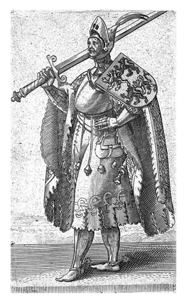 Hollannin Kreivi William Muotokuva Adriaen Matham 1620 Hollannin Kreivi William — kuvapankkivalokuva