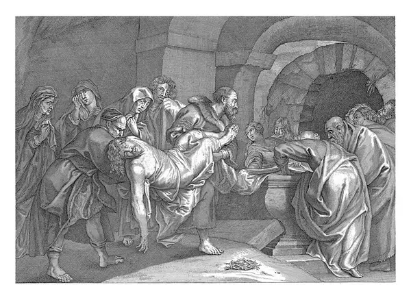 Entombment Anonymous Hans Witdoeck Schelte Adamsz Bolswert Peter Paul Rubens — Stock Photo, Image