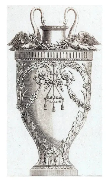 Vase Swans Laurent Jean Francois Forty 1775 1785 Ornamented Vase — Stock Photo, Image