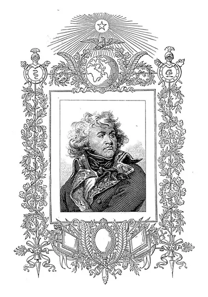 Portret Van Jean Baptiste Kleber Alphonse Boilly Fontaine Jean Charles — Stock Photo, Image