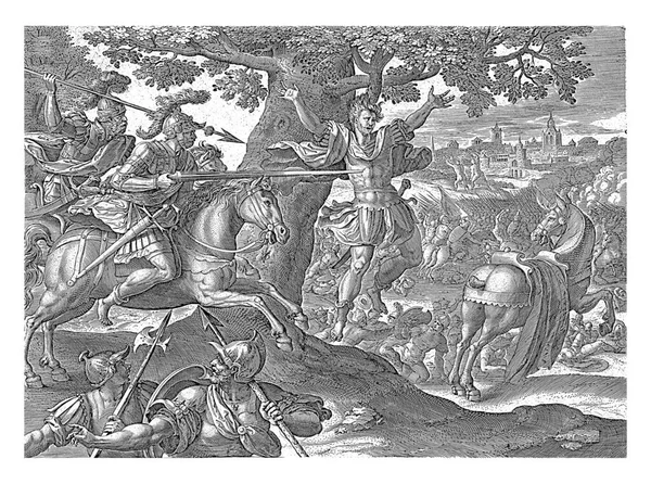 Смерть Авессалома Иоганн Вьерикс После Смерти Мартена Воса 1585 Год — стоковое фото