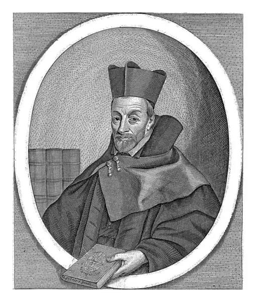Portrait Libert Froidmont Quirin Boel Anonymous 1654 Bust Oval His — Stock Photo, Image