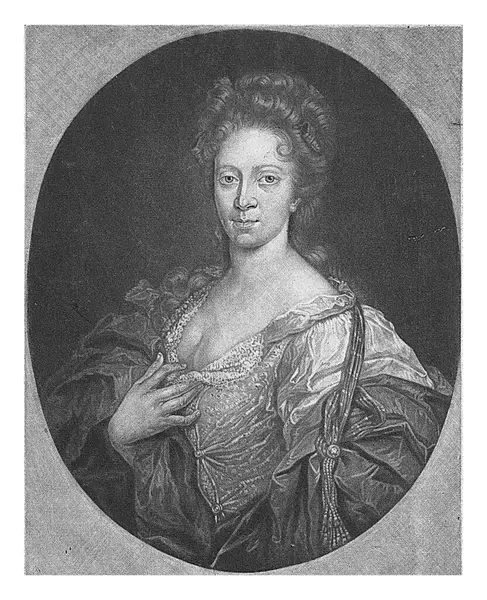 Portrait Elisabeth Juliana Wermuth Pieter Schenk 1701 Elisabeth Juliana Wermuth — Stock Photo, Image