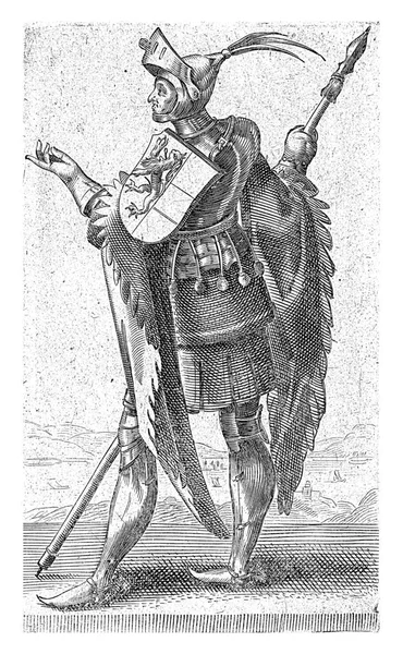 Godfrey Iii Muotokuva Hump Lower Lorrainen Herttua Adriaen Matham 1620 — kuvapankkivalokuva