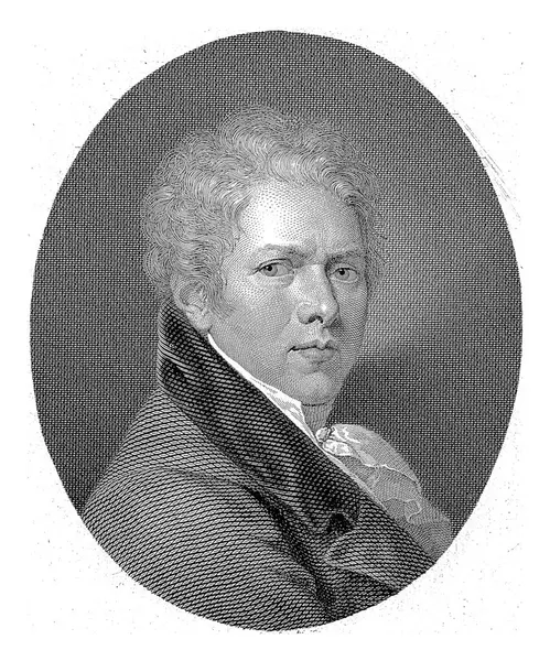 Portrait Painter Andrea Appiani Giuseppe Longhi 1776 1831 — Stock Photo, Image