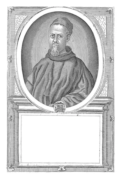 Portrét Dominga Andrey Borghesiho Generální Tajemník Františkánského Řádu Antonio Luciani — Stock fotografie