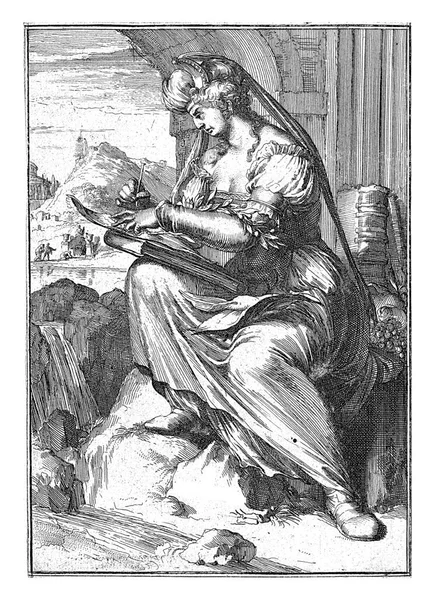 Persian Sibyl Romeyn Hooghe Attributed Romeyn Hooghe 1688 Persian Sibyl — Stock Photo, Image