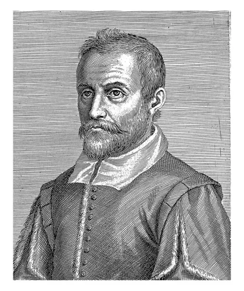 Portret Van Schilder Alessandro Maganza Monogrammist Italië 1600 1699 — Stockfoto
