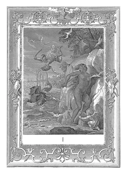 Perseus Andromeda Bernard Picart Workshop Bernard Picart 1731 Andromeda Daughter — Stock Photo, Image