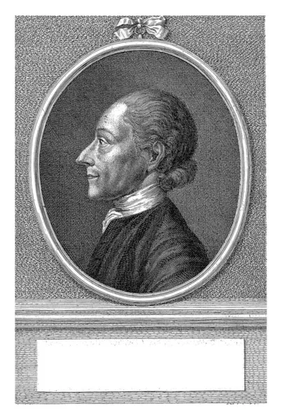 Portrait Johann Kaspar Lavater Jacob Houbraken Schmoll 1776 1778 Bust — Stock Photo, Image