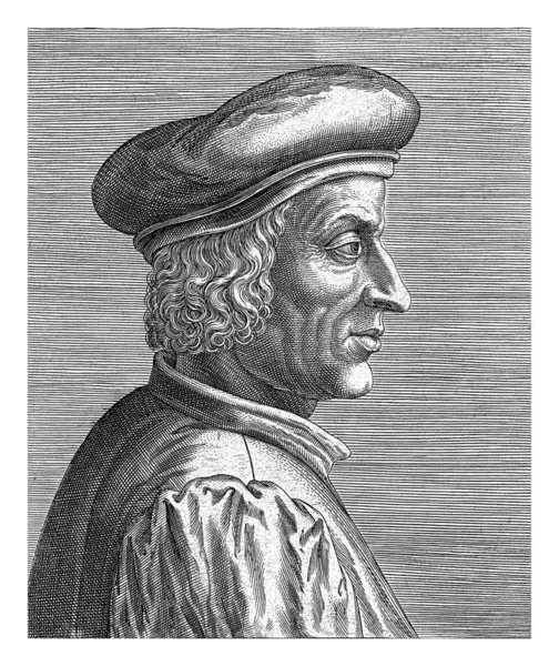 Portrait Filippo Decio Philips Galle 1587 1606 Portrait Filippo Decio — Stock Photo, Image