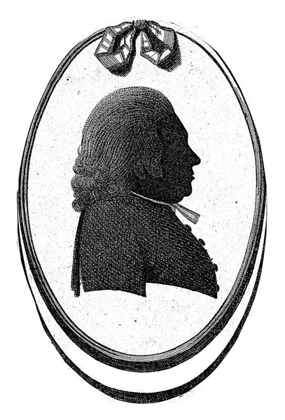 Silhouette Portrait Jean Louis Verster Govert Kitsen 1776 1810 Portrait — Stock Photo, Image