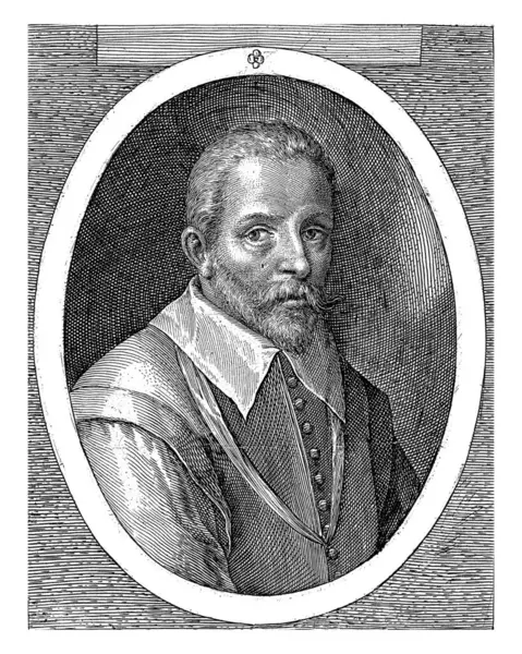 Porträt Von Janus Gruterus Philologe Dichter Und Bibliothekar Der Pfalzbibliothek — Stockfoto