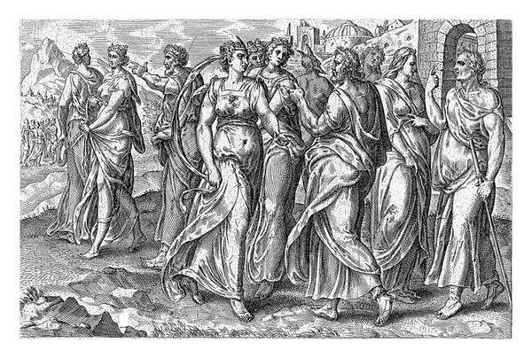 Christ Servants Speak Assembled Women All Rejected One Devils Walk — Stock Photo, Image
