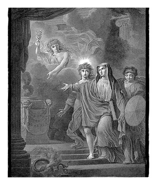 Allegorical Representation Religion Willem Van Senus Jan Kamphuijsen 1802 1812 — Stock Photo, Image
