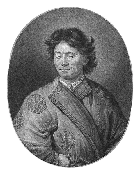 Peter August Portréja Pieter Schenk 1708 Peter August Szász Választópolgár Jogdíjmentes Stock Képek
