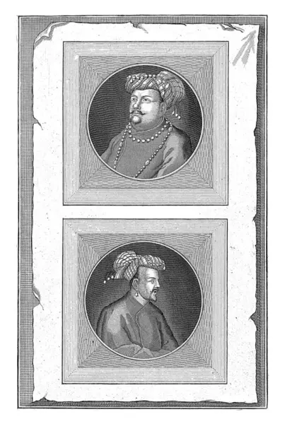 Retratos Assedchan Chan Djehaan Wouter Jongman 1712 1744 Dois Retratos Imagens De Bancos De Imagens Sem Royalties