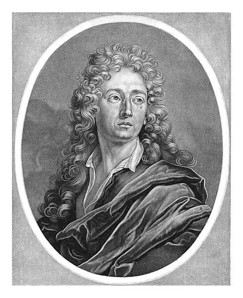 Jan Van Der Bruggen的自画像 Jan Van Der Bruggen 作者Nicolas Largilliere — 图库照片
