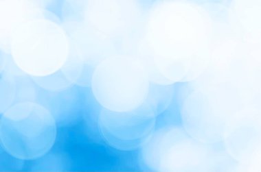 Mavi bokeh arka plan bulanıklık