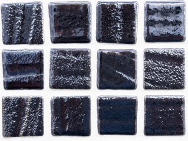 Renkli döşeme desenli mozaik. Mozaik model. Küçük kare simetrik fayanslar mozaik seramik