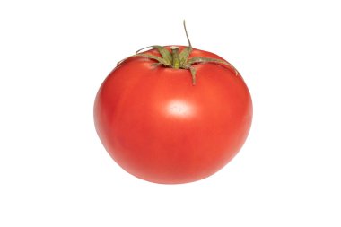 Beyaz arka planda domates izole edilmiş. Üst Manzara. Beyaz üzerine izole edilmiş taze kiraz domatesleri. Domates izole edildi