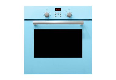 Kitchen stove with oven isolated on white background. Appliances. Electric or gas stove oven. Element of kitchen interior in cartoon style. Household oven