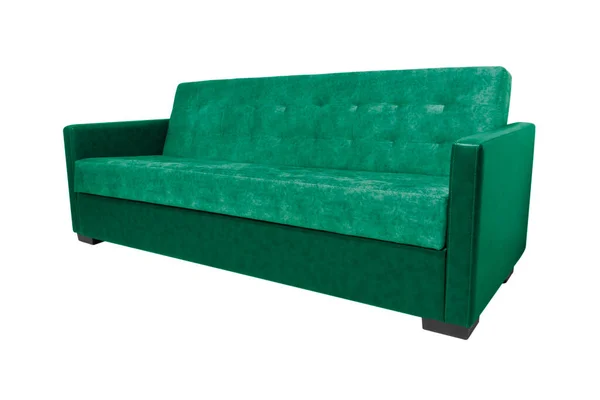 Vorderseite Des Sofas Isoliert Auf Weißem Hintergrund Moderne Möbel Sofa — Stockfoto