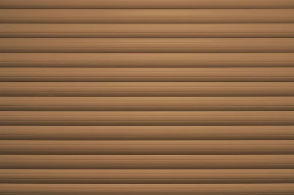 滚子快门金属压路机车库门作为背景 自动电动卷装车库门 带有棕色滚动式大门的车库 — 图库照片