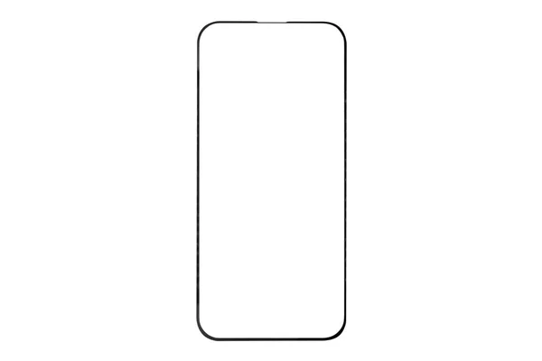 Vetro Protettivo Cellulare Smartphone Isolato Sfondo Bianco Smartphone Schermo Protettore — Foto Stock