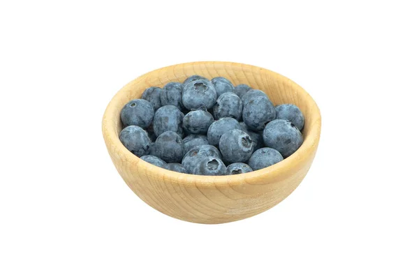 Ripe Sweet Blueberry Fresh Blueberries Isolated White Background Macro Shot — Stock Photo, Image