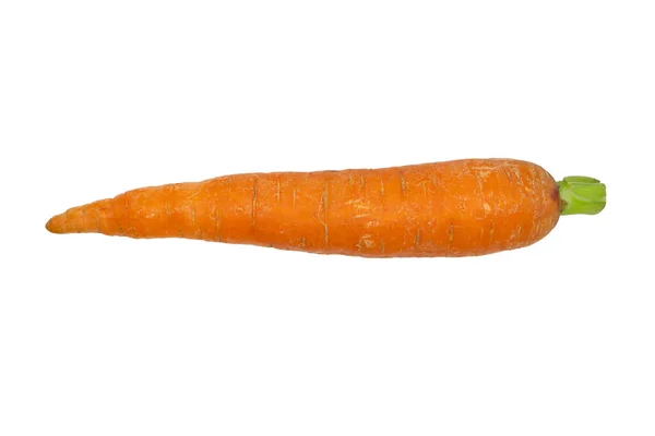 Свежая Морковь Белом Фоне — стоковое фото