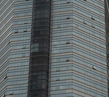 Finans bölgesindeki modern ofis binaları. Ofis binaları. Cam bina arka planı. Gökdelen 'in Pencereleri. İş Ofisi. Kurumsal yapı