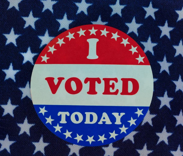 Stem Sticker Sterachtergrond Voor Verkiezingscampagne Concept — Stockfoto