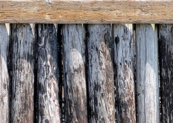 固体屋外桟橋の木のポストの背景 — ストック写真