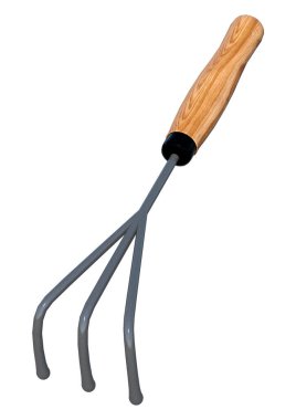 Beyaz arkaplanda izole edilmiş bir yabani otlama aracının 3B canlandırması