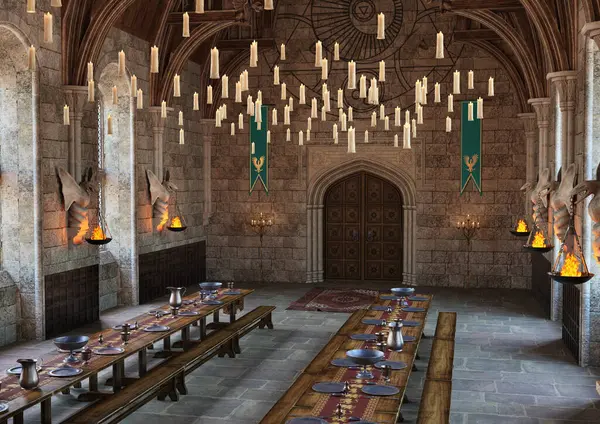 Bir ortaçağ şatosunun 3D tasarımı