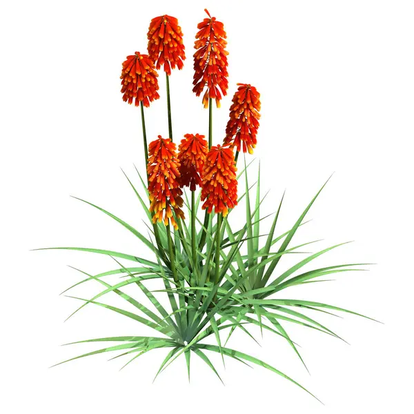 Beyaz arkaplanda 3 boyutlu bıçak fabrikalarının oluşturulması