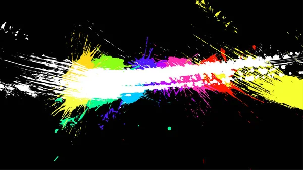Colorful Abstract Grunge Splashes Vector Eps10 Multicolor Abstract Wallpaper Vivid Stockvektor