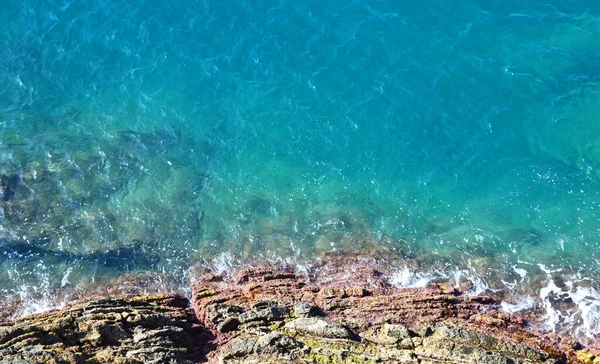 Море Лігурійського Моря Поблизу Ріомаджоре — стокове фото