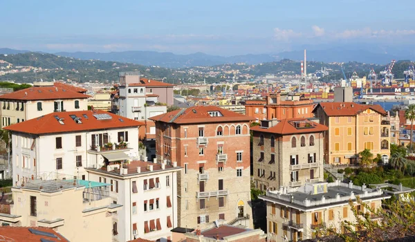 Aerial View Spezia City Italy — Stock Photo, Image