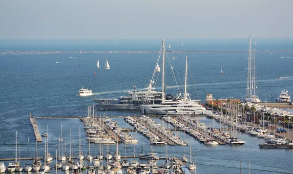 Spezia Limanının Havadan Görünüşü Talya — Stok fotoğraf